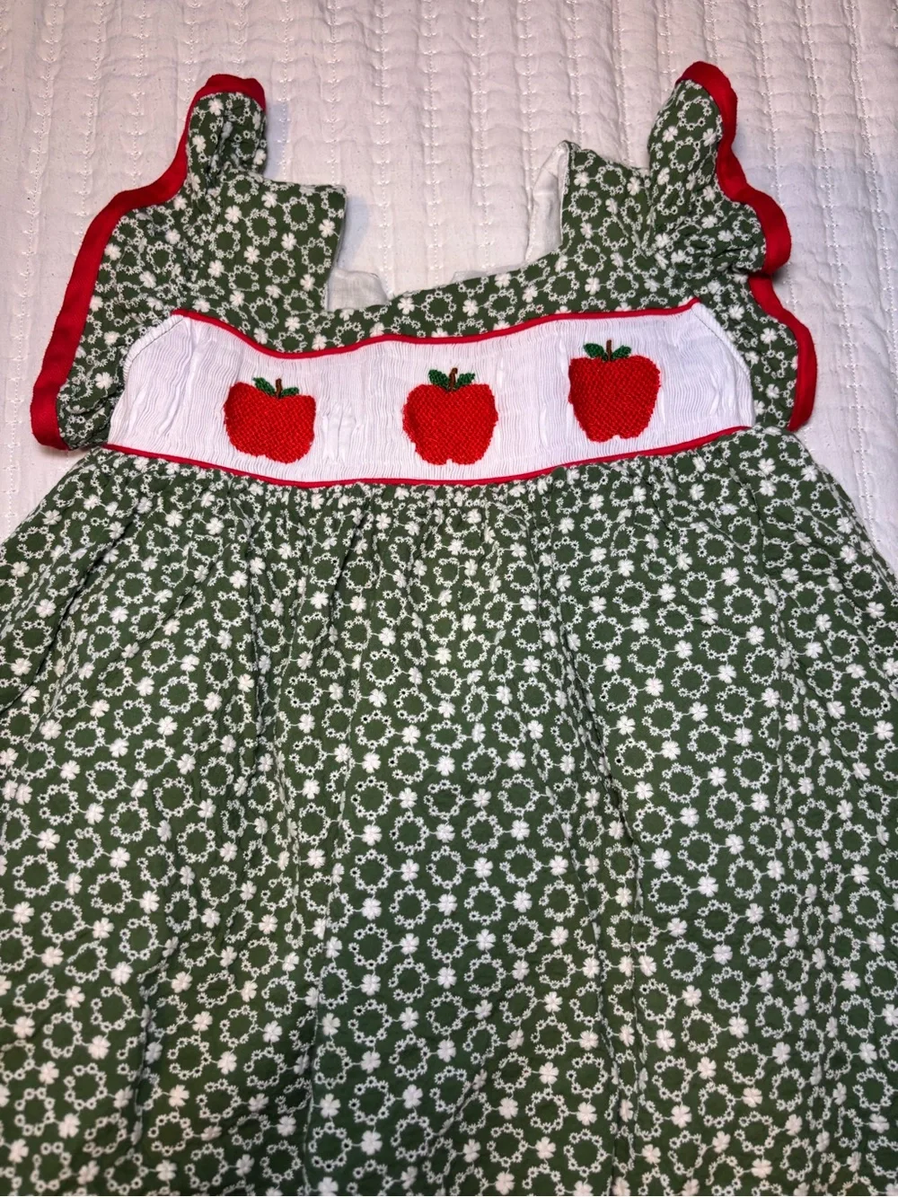 Smockingbird Apple Smocked dress 5
